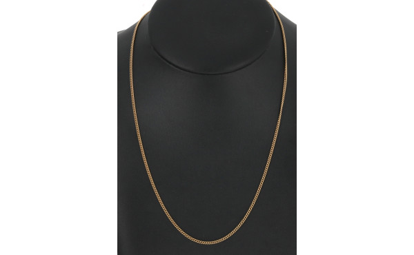 Chaîne en or jaune 18 carats, poinçon tê