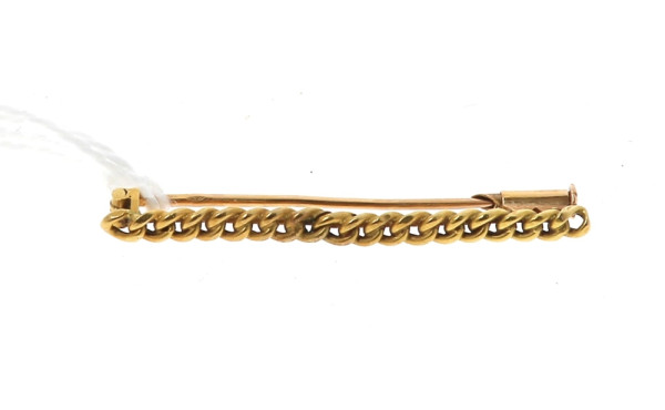 Broche barrette en or jaune 18 carats, p