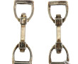 Paire de boutons de manchettes en argent