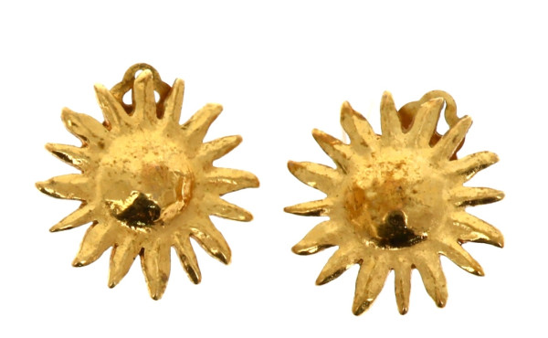 YVES SAINT-LAURENT - Paire de clips form