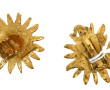 YVES SAINT-LAURENT - Paire de clips form