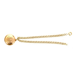 Bracelet ancien en or et argent (double 