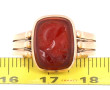 Bague homme en or jaune 9 carats, sertie