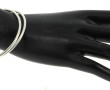 Paire de bracelets joncs ouverts en arge