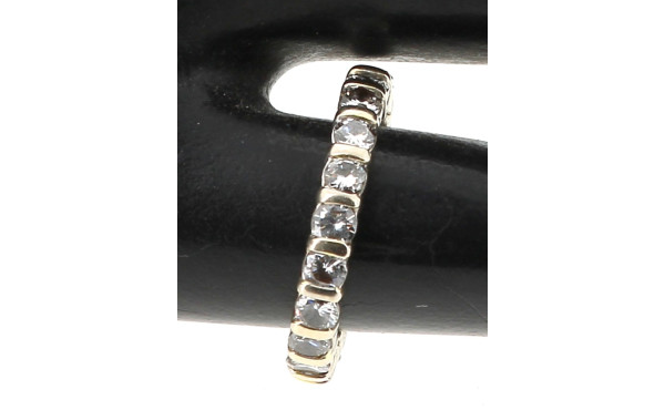Alliance tour compet en or gris 18 carat