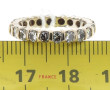 Alliance tour compet en or gris 18 carat