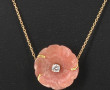 Collier en or jaune 18 carats, poinçon t