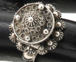 Bague ancienne ouvrante en argent travai
