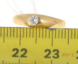 Petite bague en or jaune 18 carats, poin