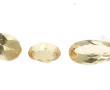 Lot de 3 citrines jaunes sur papier : un