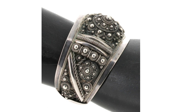Bracelet jonc ouvert en argent 925ème, t