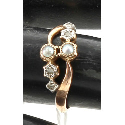 Bague ancienne en or jaune 18 carats (po