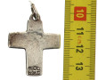 Pierre TOULHOAT - Pendentif croix en arg