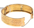 Bracelet jonc large ancien en or jaune 1