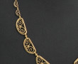 Collier style draperie en or jaune 18 ca