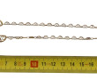 Collier style draperie en or jaune 18 ca