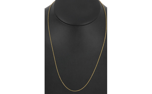 Chaîne en or jaune 18 carats, poinçon tê