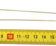 Chaîne en or jaune 18 carats, poinçon tê