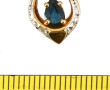 Pendentif en or jaune 18 carats, poinçon