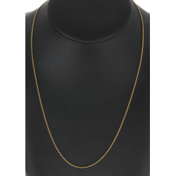 Chaîne en or jaune 18 carats, poinçon tê