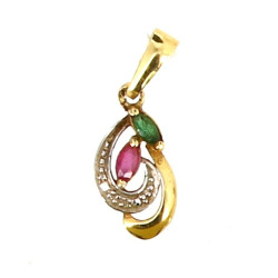 Pendentif en or jaune 18 carats (750ème)