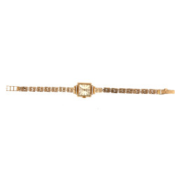 Montre bracelet de dame en or jaune 18 c