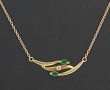 Collier en or jaune 18 carats, poinçon t