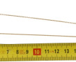 Collier en or jaune 18 carats, poinçon t