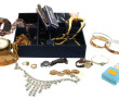 Lot comprenant un pendentif en verre de 