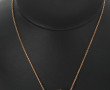 Collier fleur en or jaune 18 carats poin