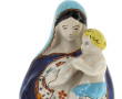 Vierge à l'Enfant, statuette en faïence 