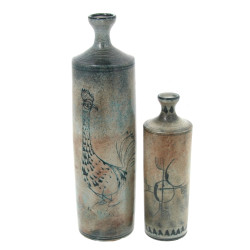 Atelier ROY, Mongolfier - Deux vases bou