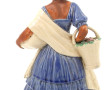 "Femme aux paniers de fleurs", statuette
