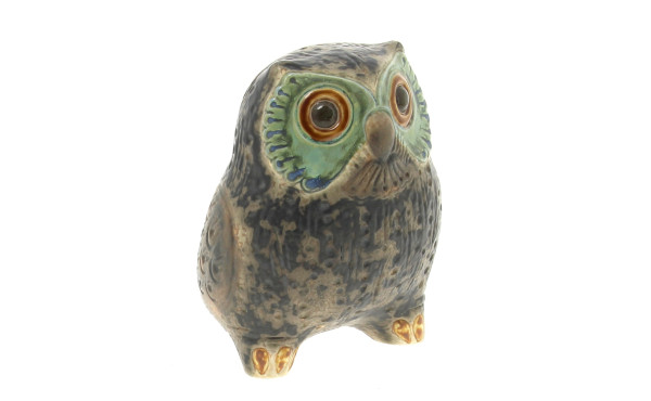 LLADRO - "Chouette" en céramique, signée