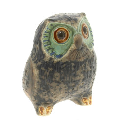 LLADRO - "Chouette" en céramique, signée