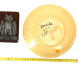 Plat creux en céramique à décor de moule
