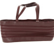LONGCHAMP - Sac en cuir brun bordeaux et