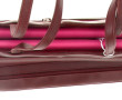 LONGCHAMP - Sac en cuir brun bordeaux et