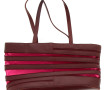 LONGCHAMP - Sac en cuir brun bordeaux et
