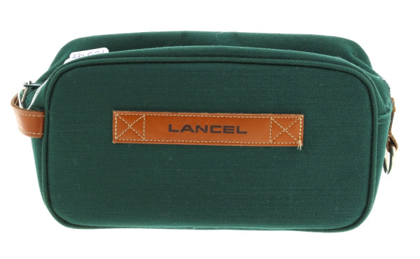 LANCEL - Trousse de toilette en toile ve