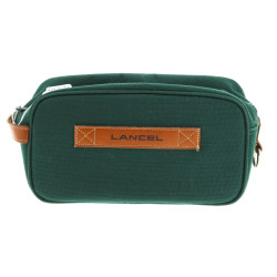 LANCEL - Trousse de toilette en toile ve