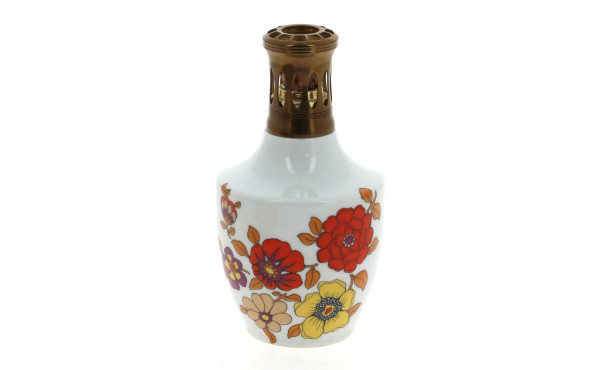 Lampe BERGER années 70 en porcelaine bla
