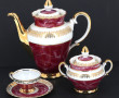Service à café vintage en porcelaine bla