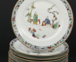 AU VASE ETRUSQUE Paris - 9 assiettes à e