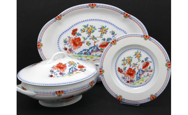 LIMOGES - Décor "Fleurons du Japon" - Se