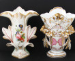 Lot de 6 vases de mariée anciens en porc