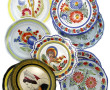 QUIMPER - Lot de 10 assiettes en faïence
