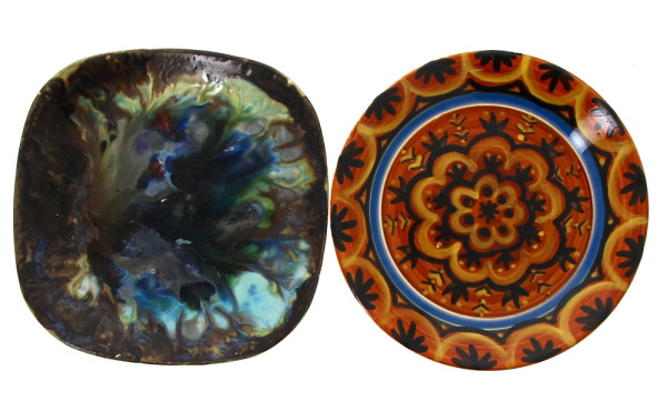 Guy TREVOUX (1920-2011) - Assiette carré
