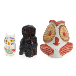 QUIMPER et alentours - Lot de 3 chouette