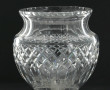 Vase en cristal taillé, H 20,5 cm